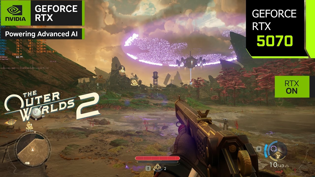 The Outer Worlds 2 | RTX 5070 4K, 1440p, 1080p DLSS 4 Optimized Settings | PC Performance