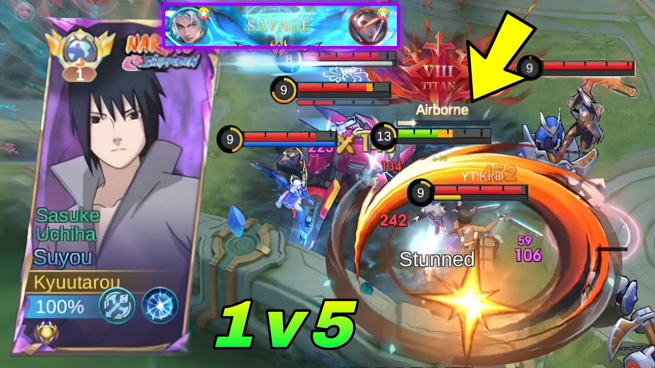 1 v 5 SUYOU SAVAGE! No One Can Stop This Suyou | Best Build & Emblem