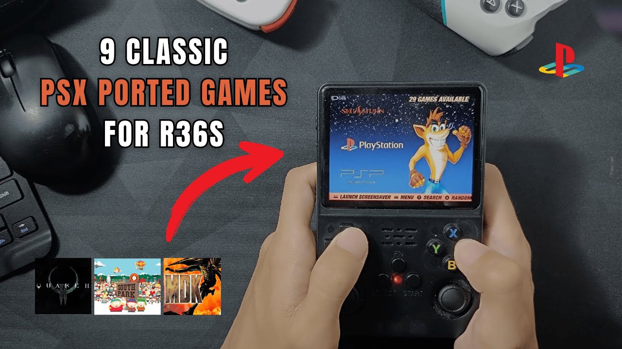 PSx Emulation Test on R36s with 9 Classic Games