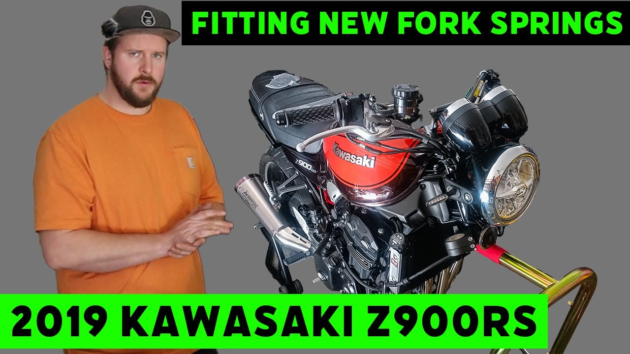 Fitting Racetech Springs to my Z900RS | Tall, Heavy Rider