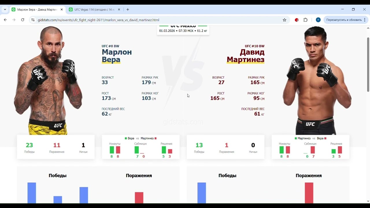 UFC сразу 3 турнира