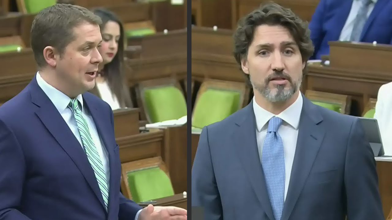 Scheer and Trudeau spar over suspected CERB fraud