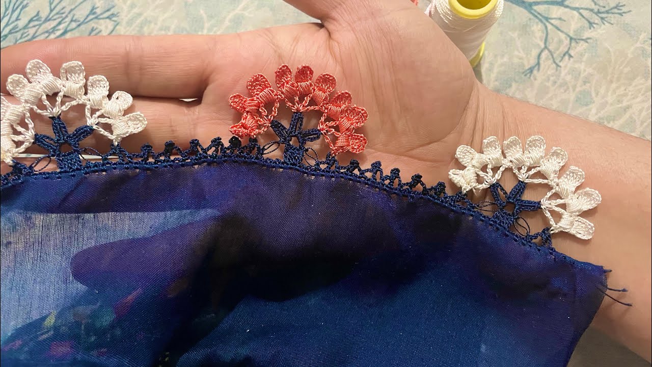 ✅ Kolay ve Şık Tığ Oyası Yapımı