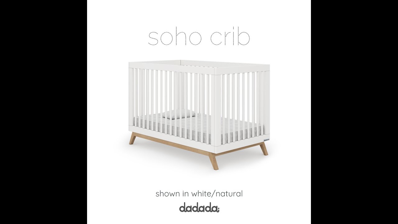 dadada Baby | Soho 3-in-1 Convertible Crib Unboxing & Assembly Video