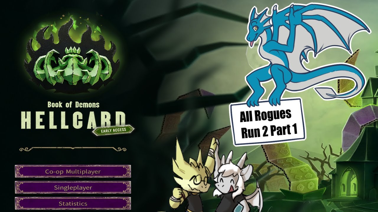 Hellcard - 3 Player Co-op with Vern and Derg - Oops all Rogues!
