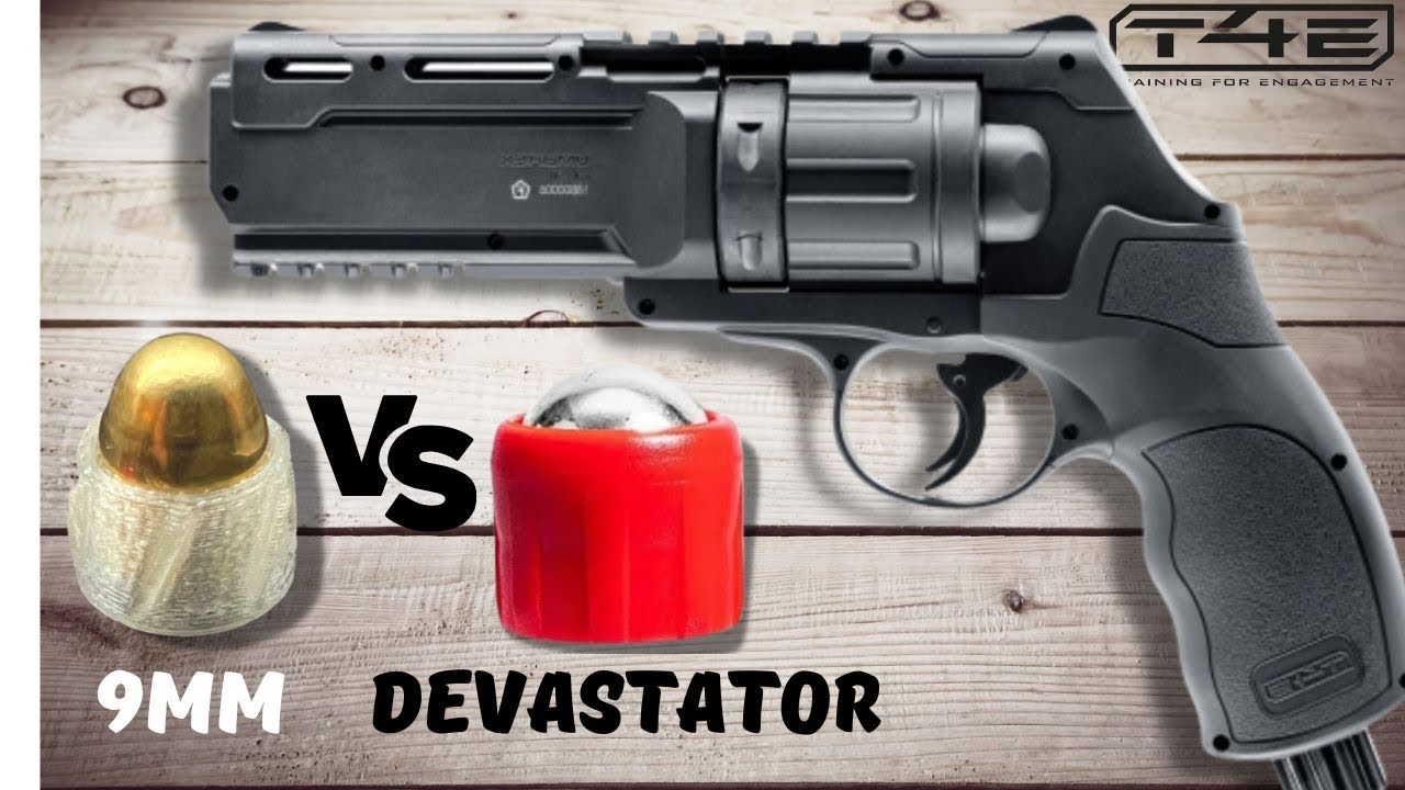 HDR 50 (11 джоулей) • DEVASTATOR против 9-мм НАСТОЯЩИХ ПУЛ