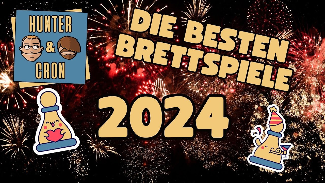 Die besten Brettspiele 2024 – Hunter & Cron Brettspielshow - Folge 1.2