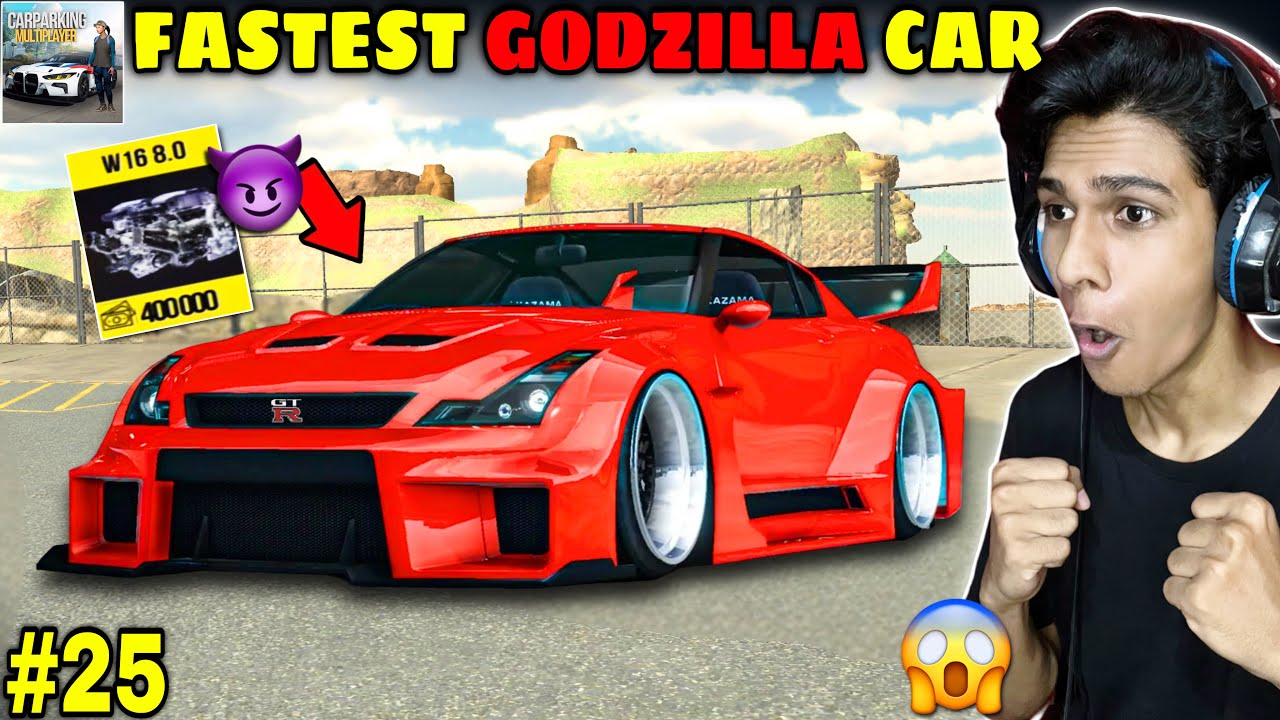 I Made Fastest Godzilla GTR R35 😈🔥 - CPM GTR R35 - Car Parking Multiplayer - Part 25