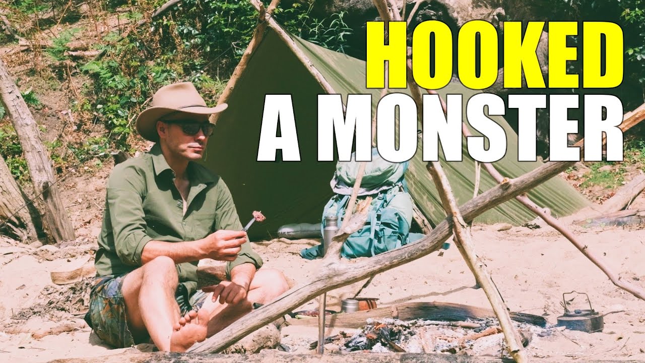 One Man, One Night, One River Monster | Wilderness Survival Adventure