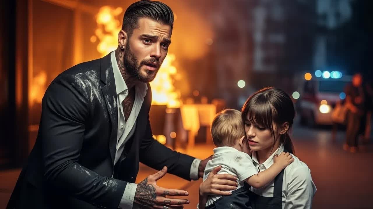 Poor Waitress Pulled the Mafia Boss Out of the Fire — Then Collapsed Holding His Son