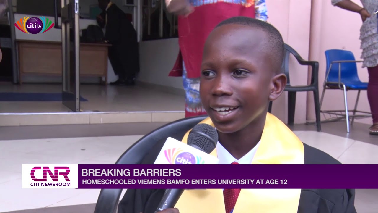 12-year-old home-schooled boy gets admission to University of Ghana | Citi Newsroom