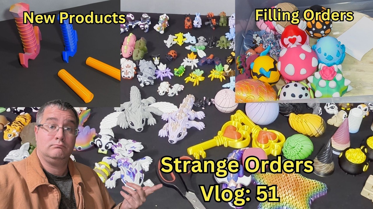 Risky Customer Decision & Reorganizing My Display Setup | 3D Print Farm Vlog #51