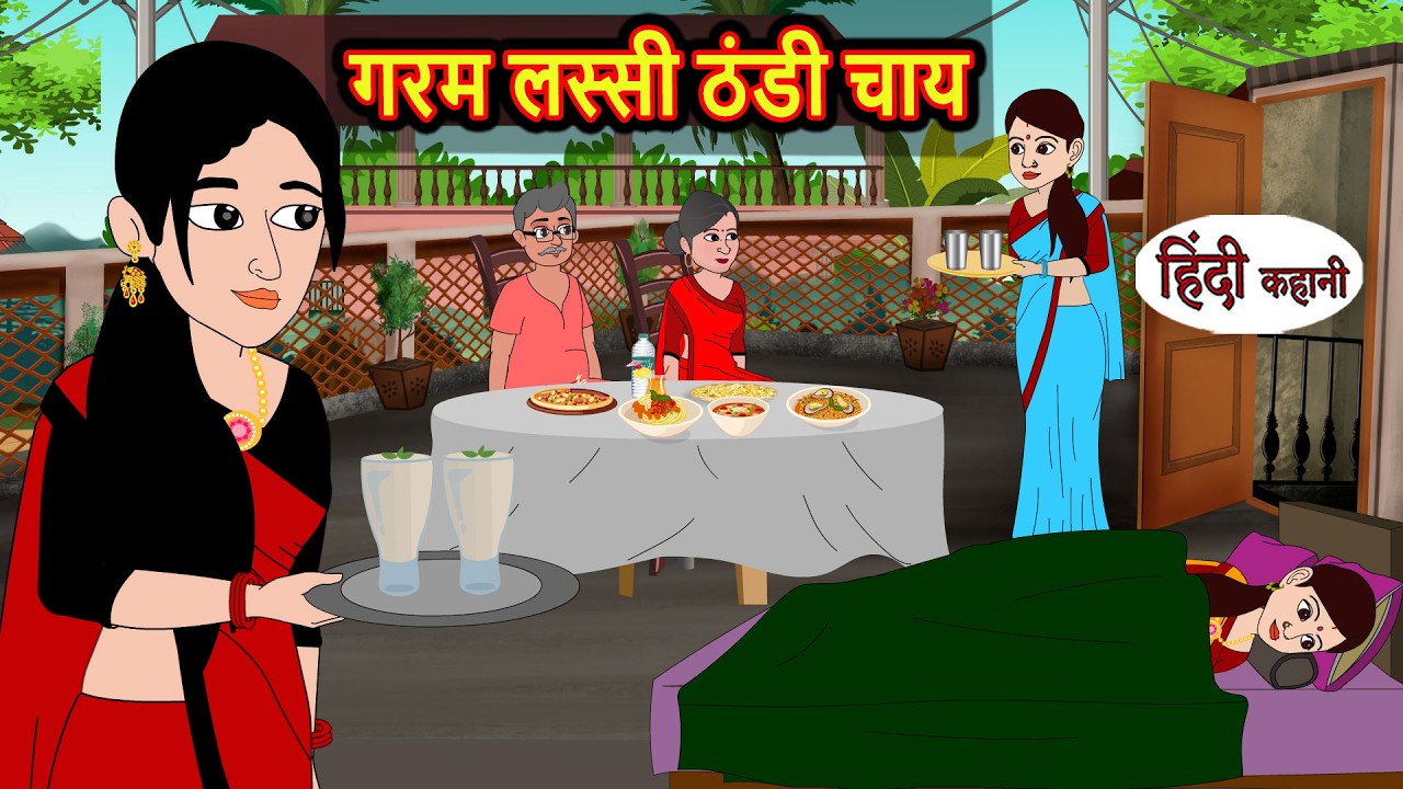 गरम लस्सी ठंडी चाय | Bedtime Story | Stories in Hindi | Fairy Tales | Moral Stories | Comedy Funny