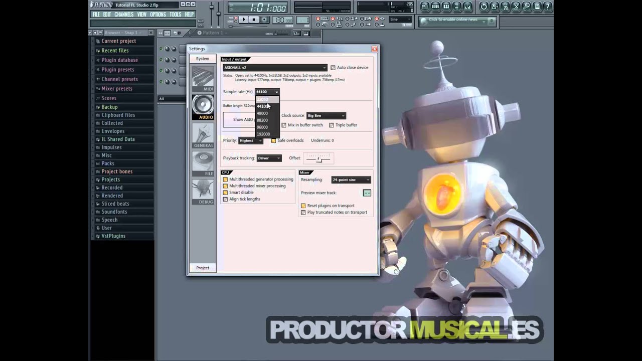 Tutorial FL Studio 11: Configuración de Audio ,MIDI y plugins VST