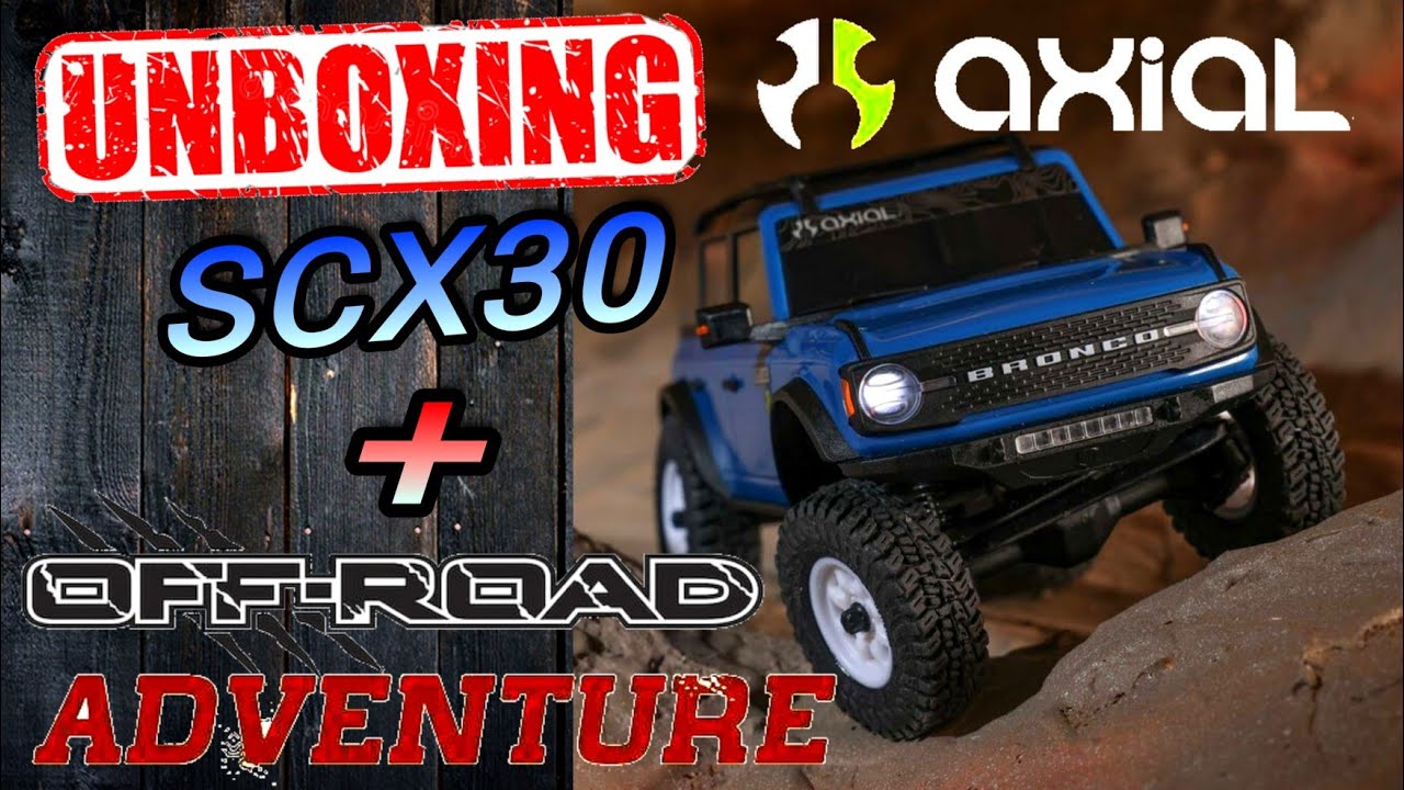 Распаковка миниатюрного радиоуправляемого внедорожника Axial SCX30 Ford Bronco #scx30 #rc #minirc