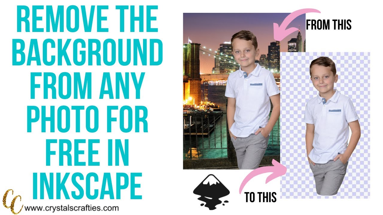 Remove the background from photos for free using Inkscape
