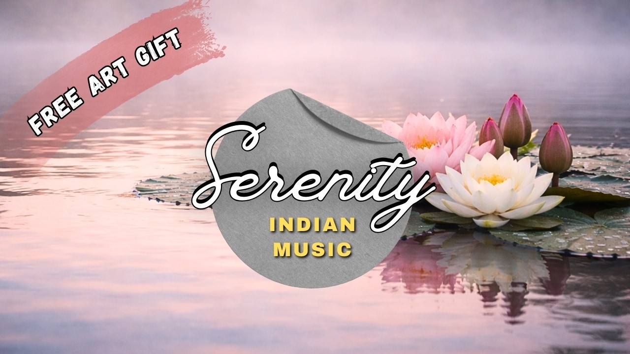 Indian Serenity — Sacred Sitar Music for Art Therapy, Deep Calm & Stress Relief 🌿 + Free PDF