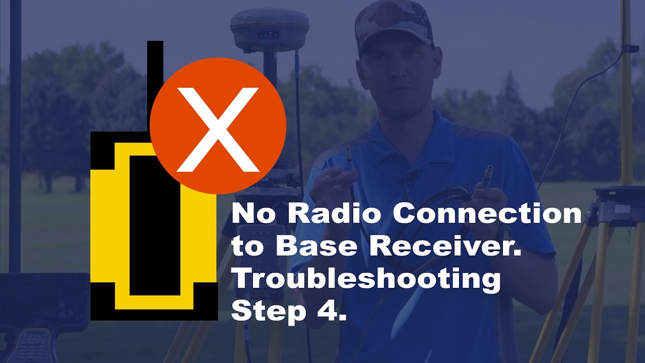 No Radio Connection to Base Receiver. Step 4 - Final Considerations. - Vectors EDU Tutorial