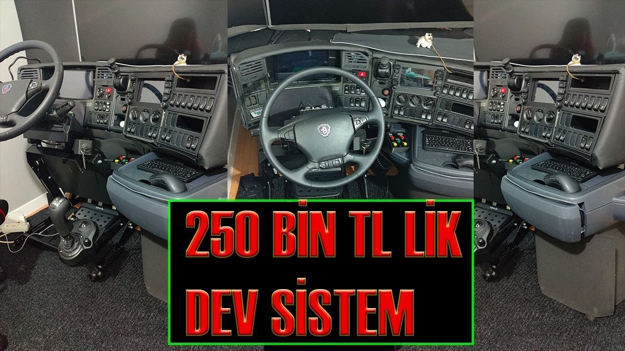 250 BİN TL LİK DEV SİSTEM. EVDE SCANIA KONSOLU YAPIM AŞAMASI #eurotrucksimulator2 #scania #ets2