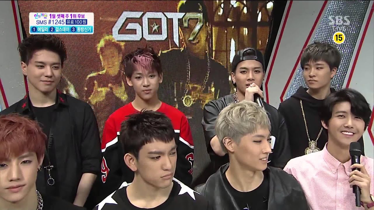 140119 GOT7   Interview @ Inkigayo Debut Stage 1080P