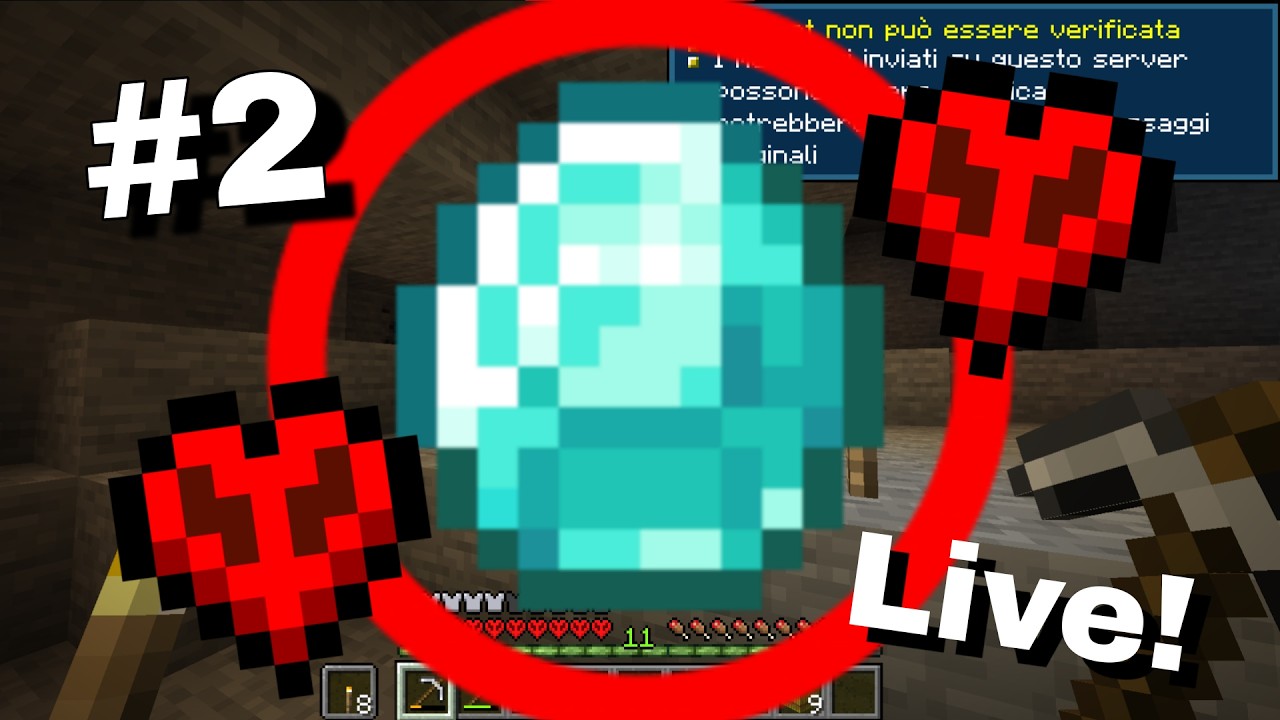 Live! MINECRAFT HARCORE SCRIVO su un LIBRO TUTTI gli ISCRITTI ITA! MINECRAFT ITA