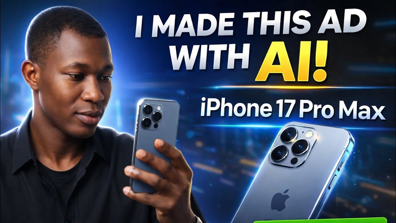 How i I created a full iPhone 17 Pro Max advert video for Apple using FREE AI tools | Tutorial  