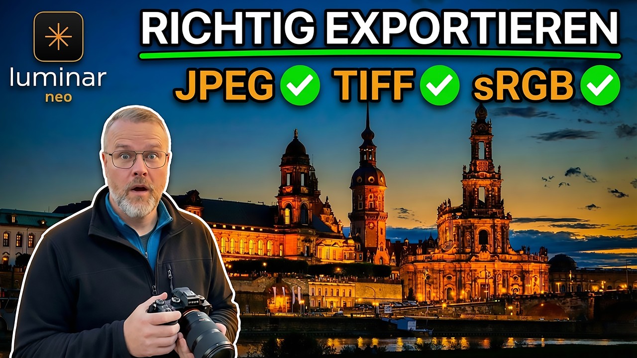 Luminar Neo Export Rezepte erklärt | Schritt für Schritt (Einsteiger 2026 Teil 5)