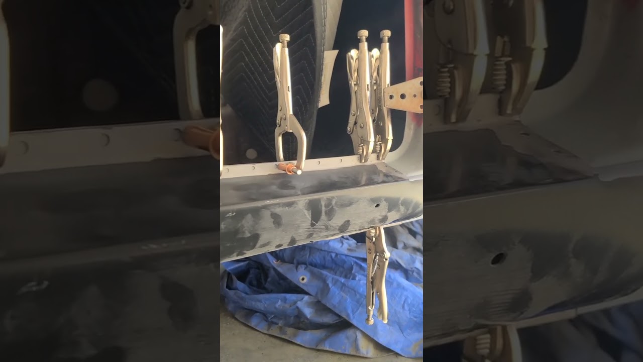 BMW 2002 rear sill rebuild