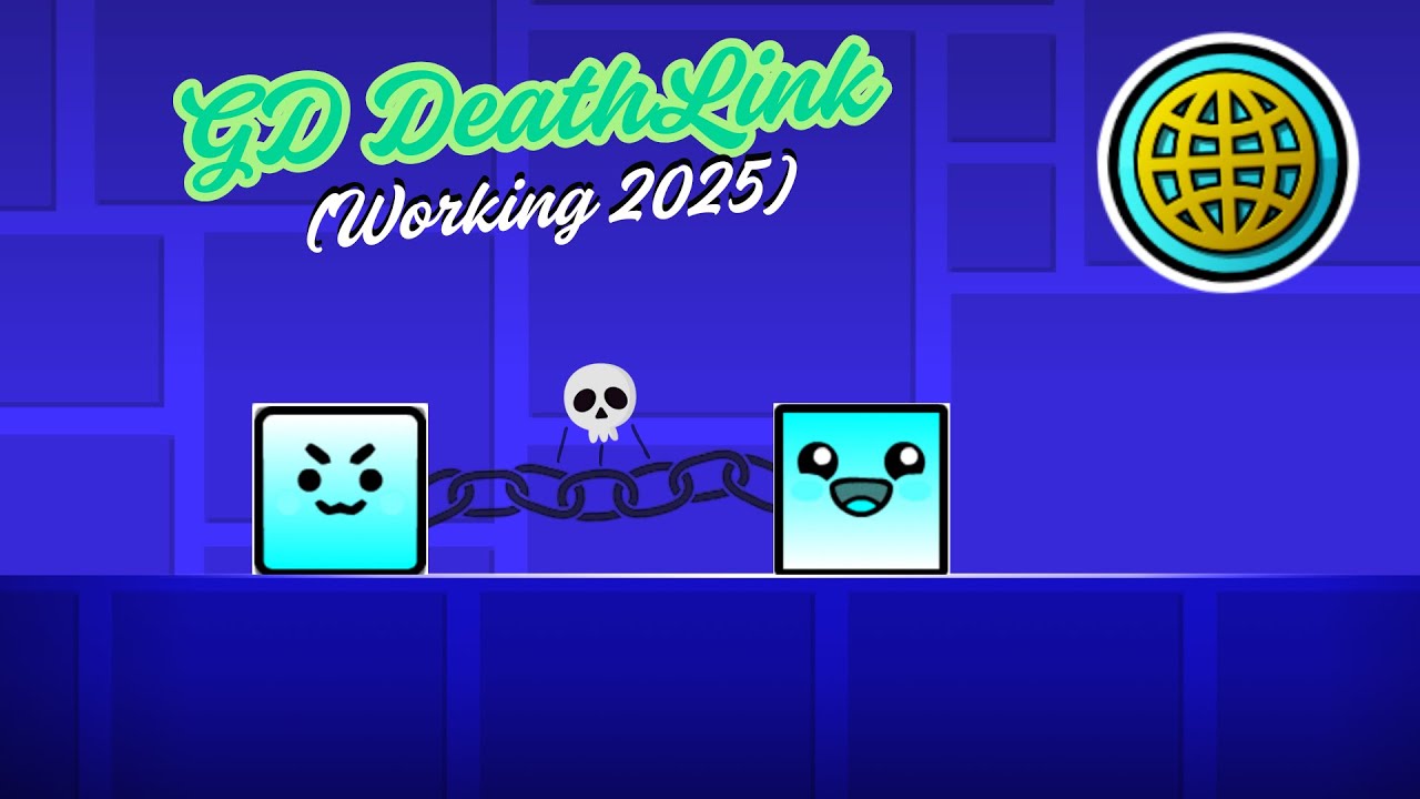 How to get DeathLink in Geometry Dash! 🔗 (Working 2025) #geometrydash