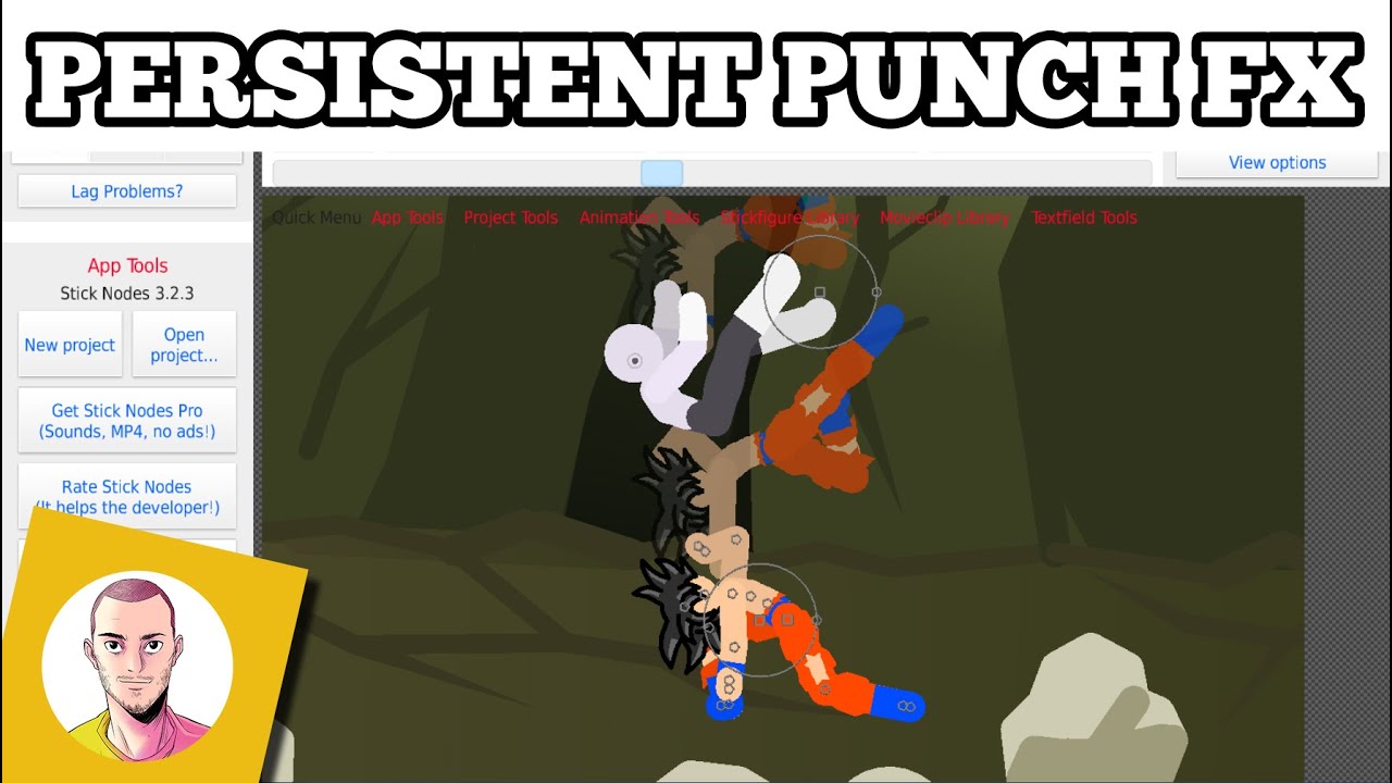 TUTORIAL: Stick Nodes Efeito do Soco Persistente