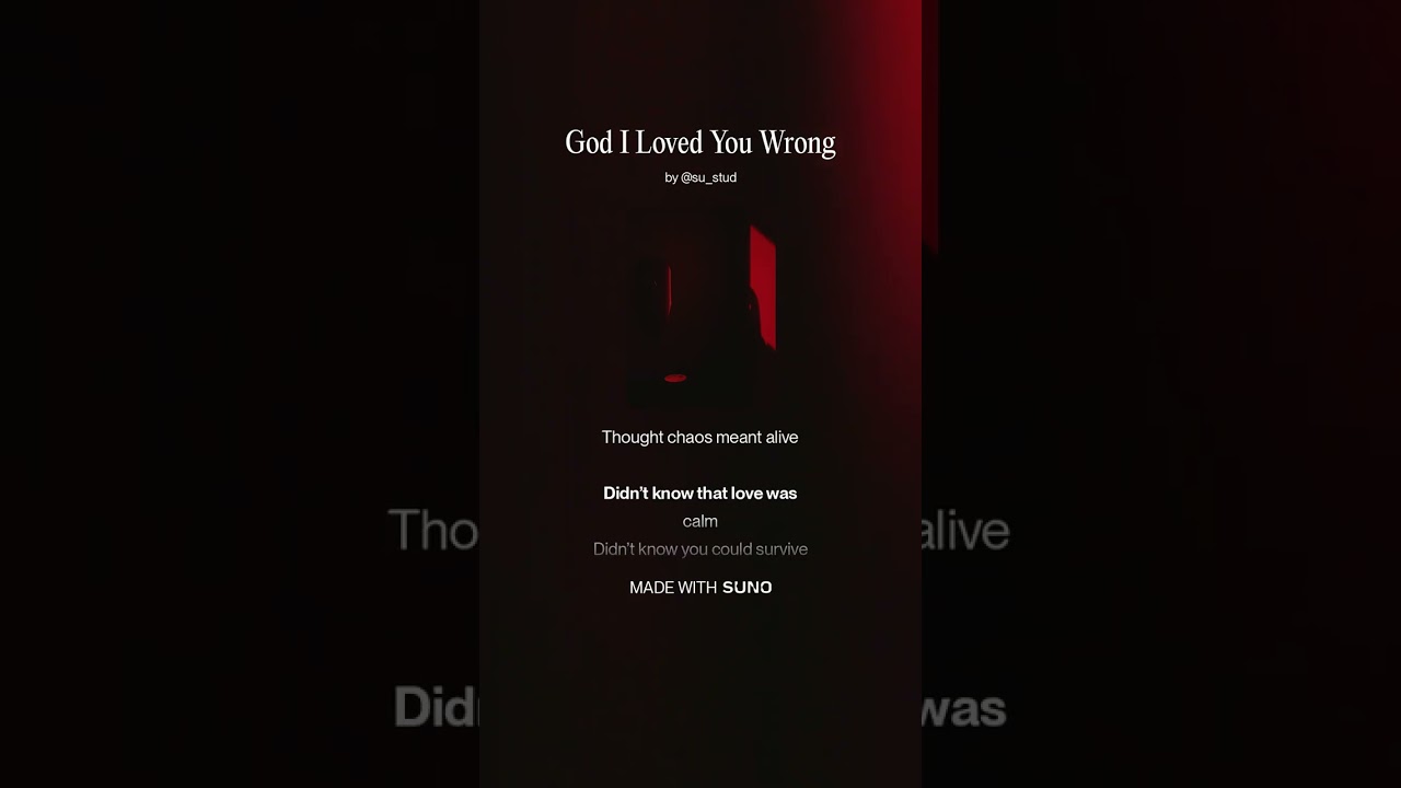 God I Loved You Wrong