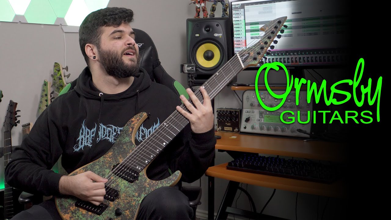 INSANE 8 String Guitar! -- Ormsby Guitars HypeGTR 8 String Demo
