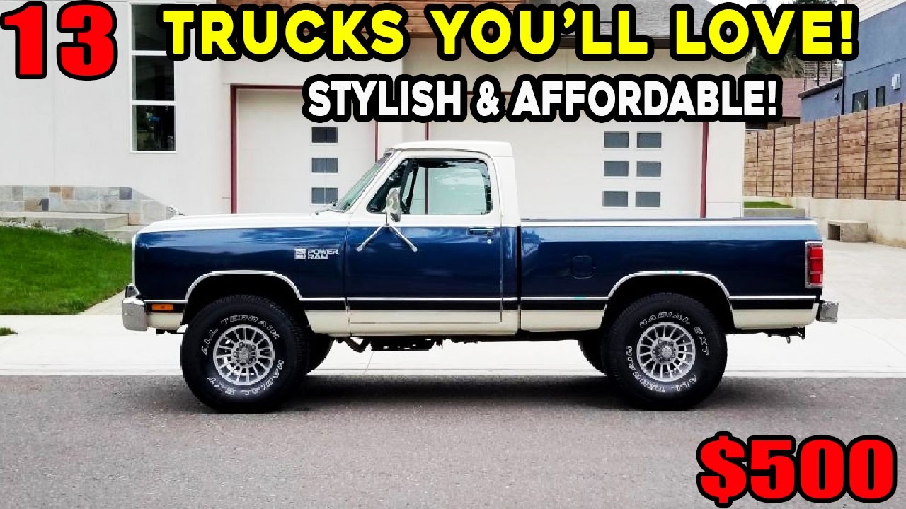 Stylish & Affordable: 13 Classic Trucks You’ll Love!
