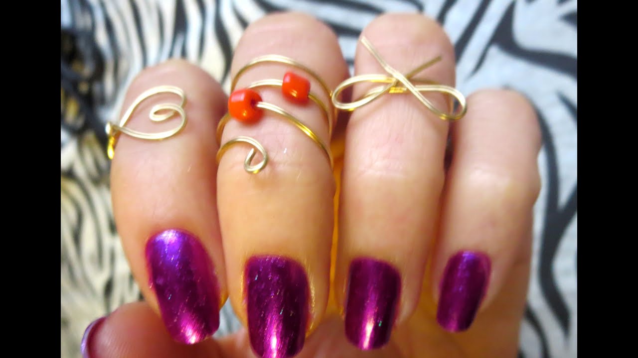 DIY Faça você mesmo: Anel Ponta de Dedo (Anel de Falange)