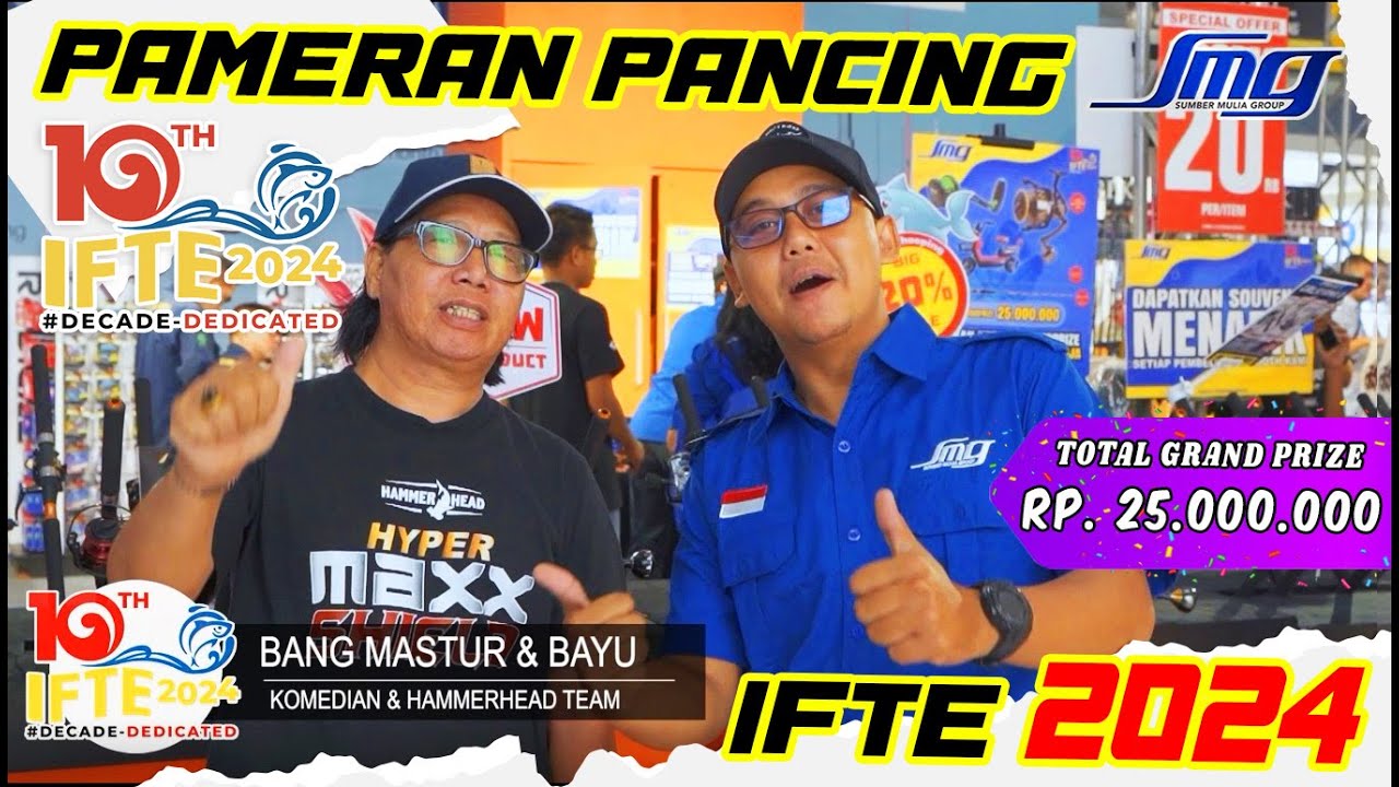 KESERUAN PAMERAN PERALATAN PANCING MOI KELAPA GADING IFTE 2024