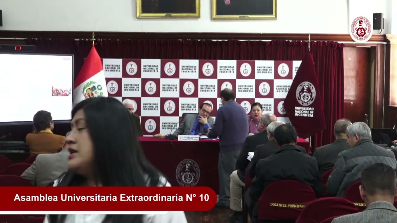ASAMBLEA UNIVERSITARIA EXTRAORDINARIA PRESENCIAL Y VIRTUAL N°10 DE FECHA 22 09 2025