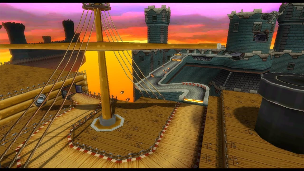 [MKWii] Custom Track PORT - DS Airship Fortress v1.0 (Sniki)