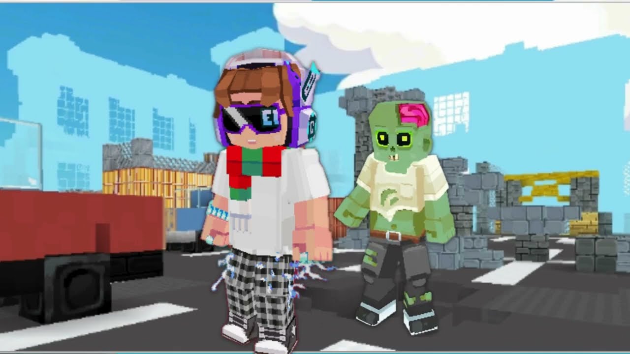 MineFun io Me Vs Zombies ! where winner 🔥 👻