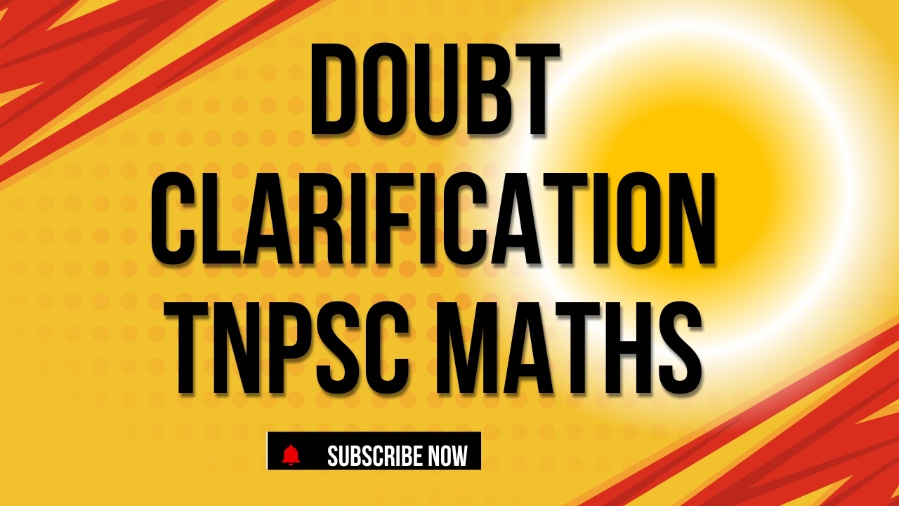 Doubt clarification 
