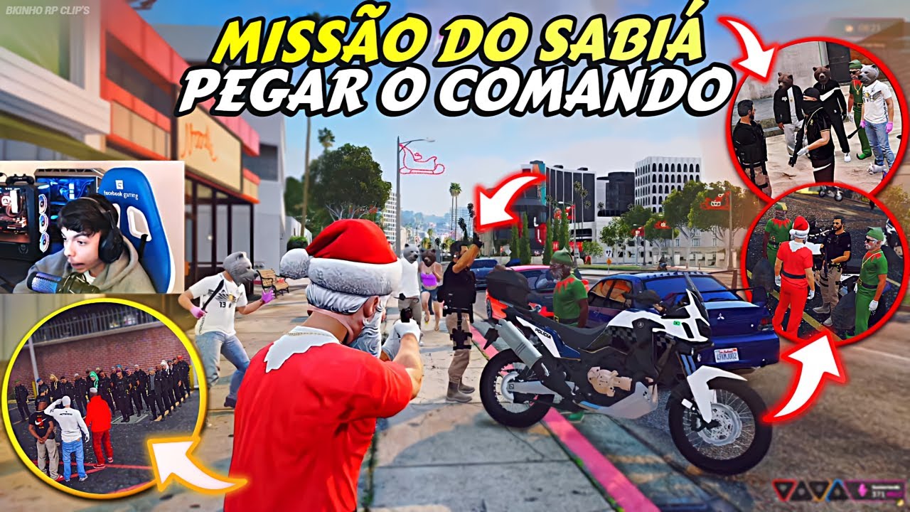 SABIÁ PASSOU A MISSÃO DE S3QUESTRO PRA TROPA | TROCAÇÃO NA FAVELA - BKINHO RP CLIP'S