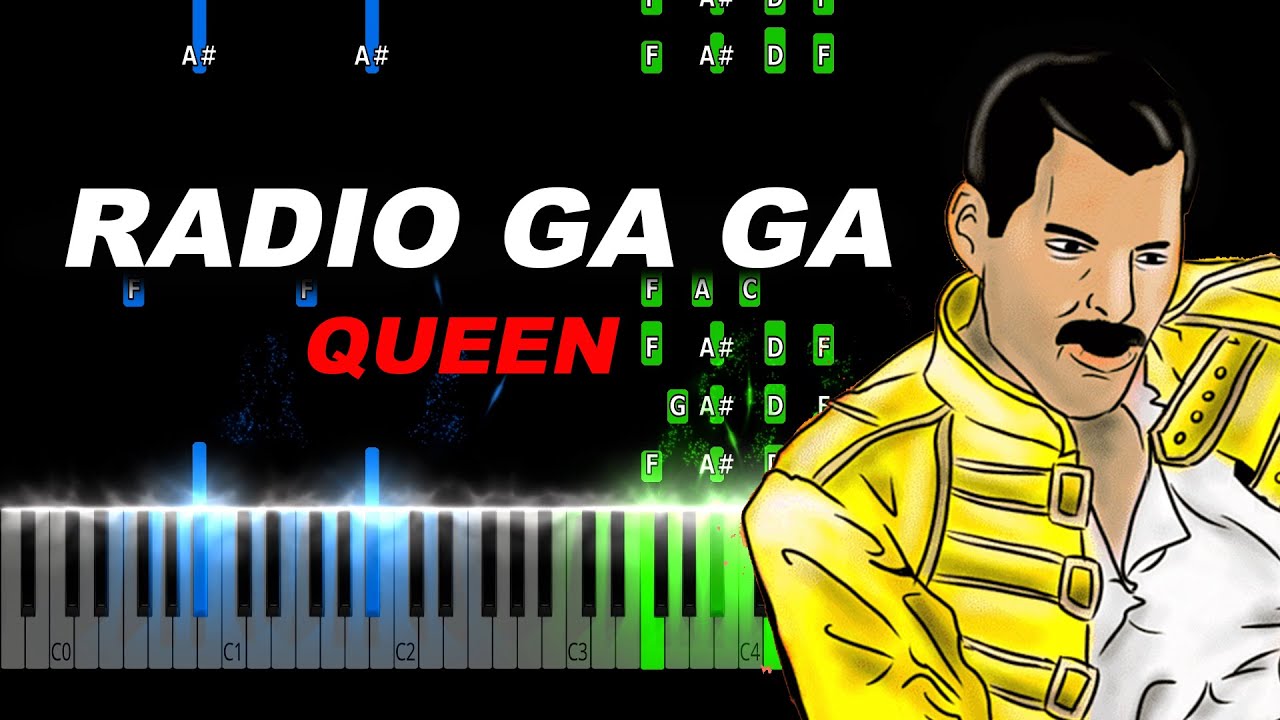 Queen - Radio Ga Ga Piano Tutorial