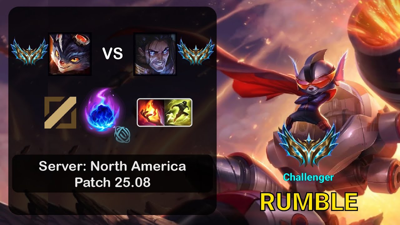 Rumble Mid vs Sylas - NA Challenger - Patch 25.08