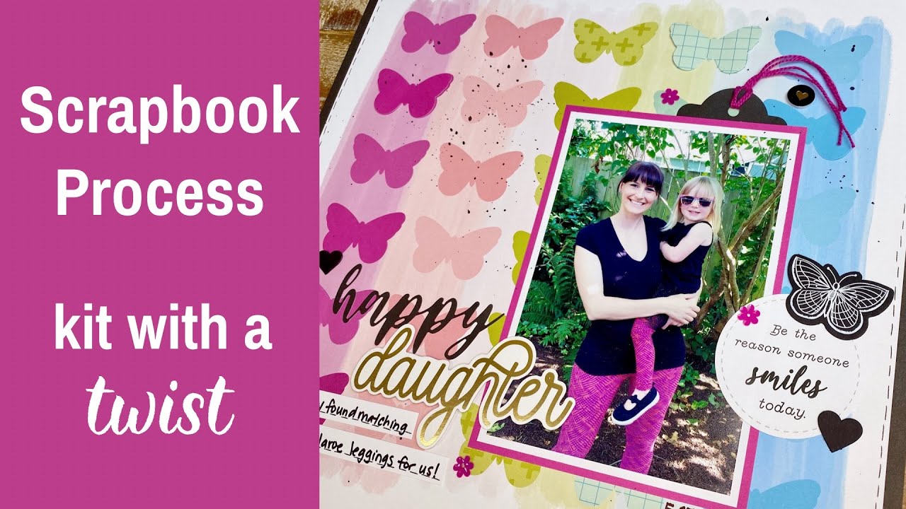 Scrapbook Kit With a Twist! Remember Today Cut Above Layout Kit from CTMH