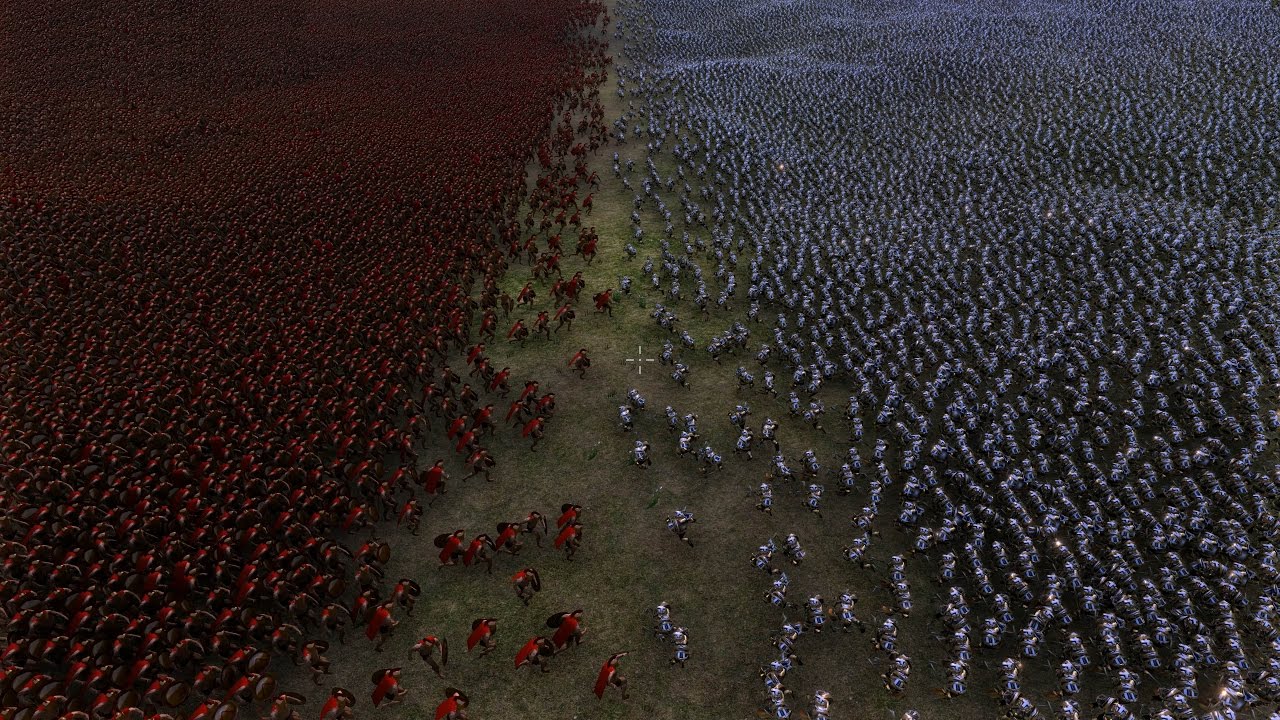 20.000 SPARTANS vs 20.000 DWARVES - Ultimate Epic Battle Simulator