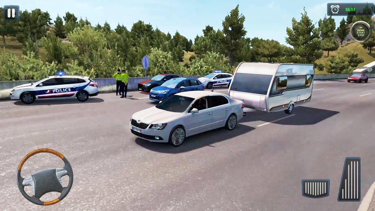 Car Towing Caravan: Family Van Trip - Euro Truck Simulator 2 - Gameplay FHD
