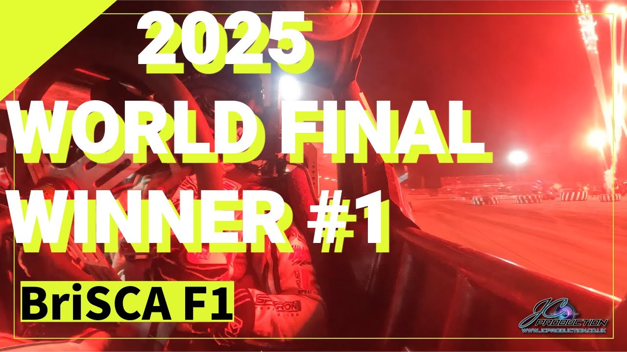 BRISCA F1 2025 WORLD FINAL ON BOARD #1  THE 6 TIMES WORLD CHAMPION