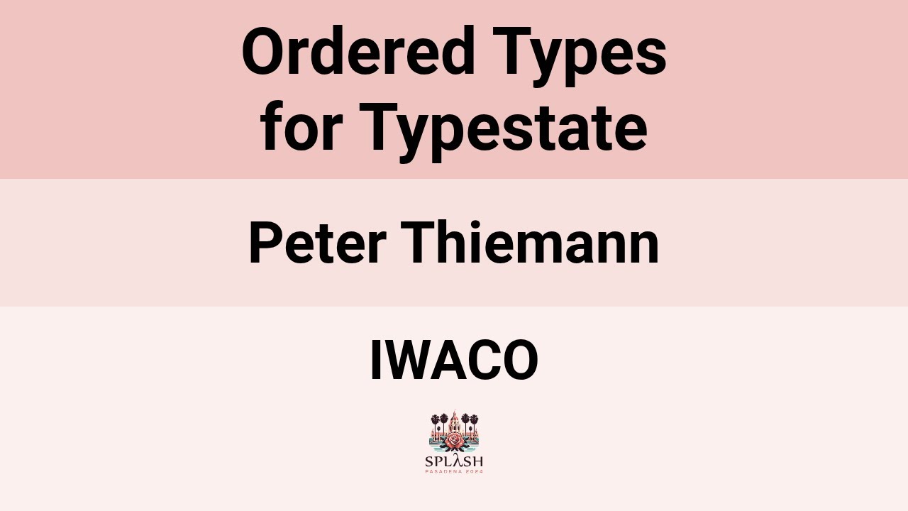 [IWACO24] Ordered Types for Typestate