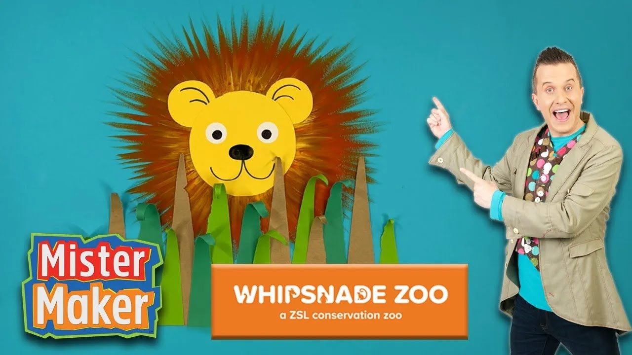 Painting a Lion🦁 Mister Maker at Whipsnade Zoo! 🐘🦒