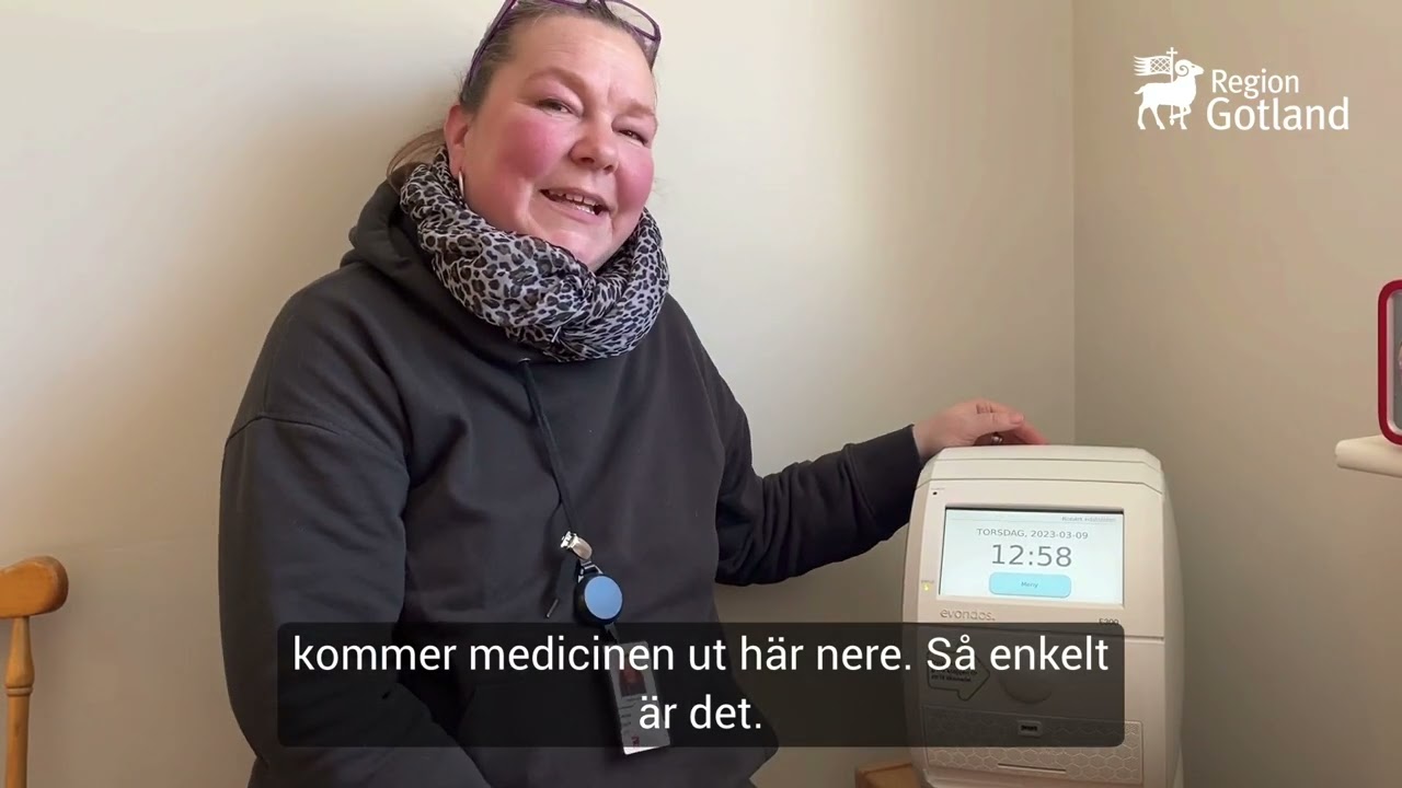 Läkemedelsautomaten är en hjälp i vardagen