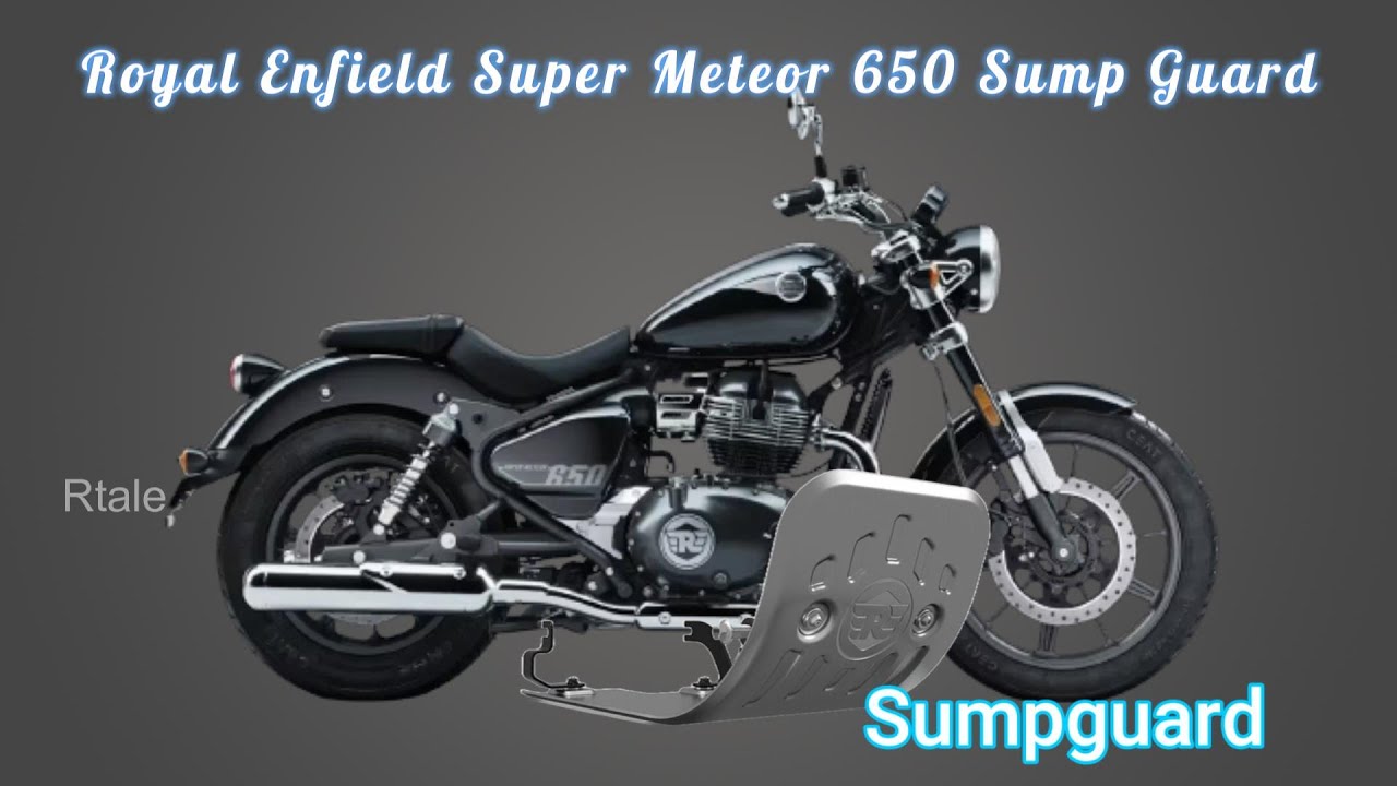 Royal Enfield Super Meteor 650 | Sump Guard Installation & Review | Genuine Accessories